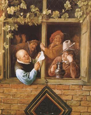 Jan Steen Rhetoricians at a Window (mk08) Spain oil painting art